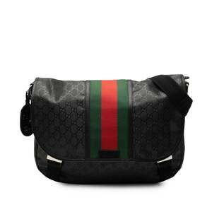 Gucci Web Double Buckle Messenger Bag #252546G61B